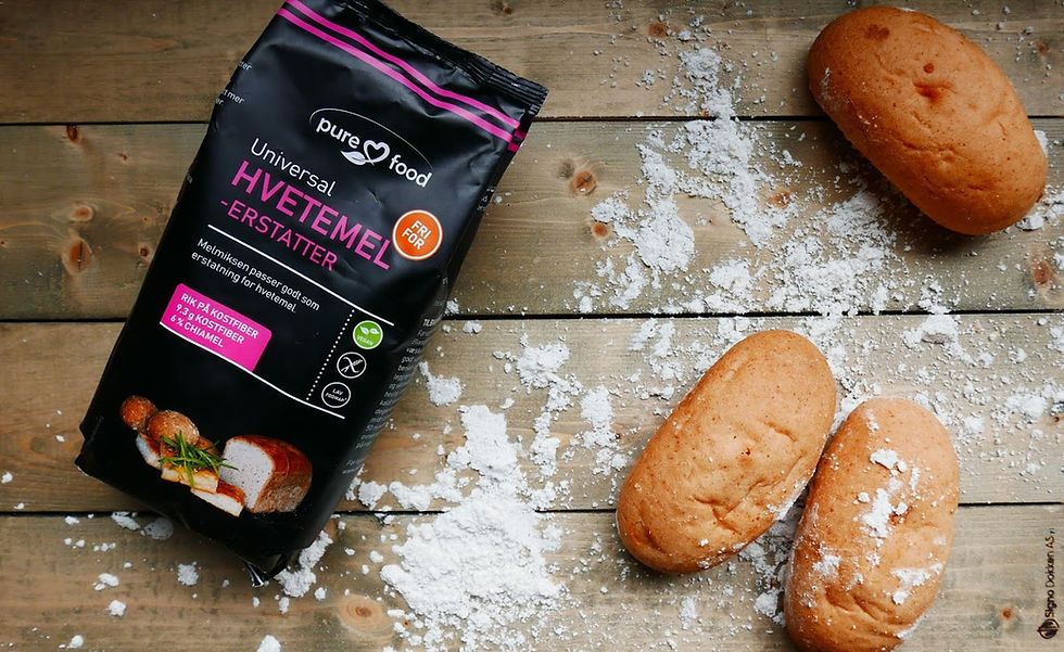 Glutenfri bakemiks i bruk